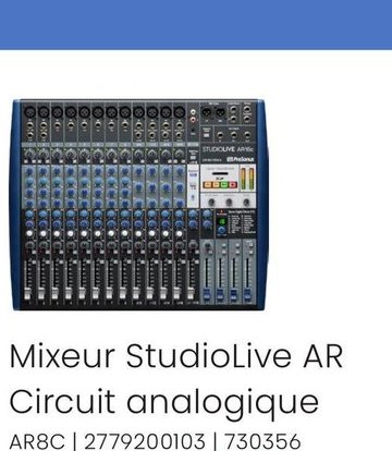 Mixeur StudioLive AR
