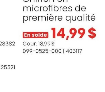 Chiffon en microfibre première qualité