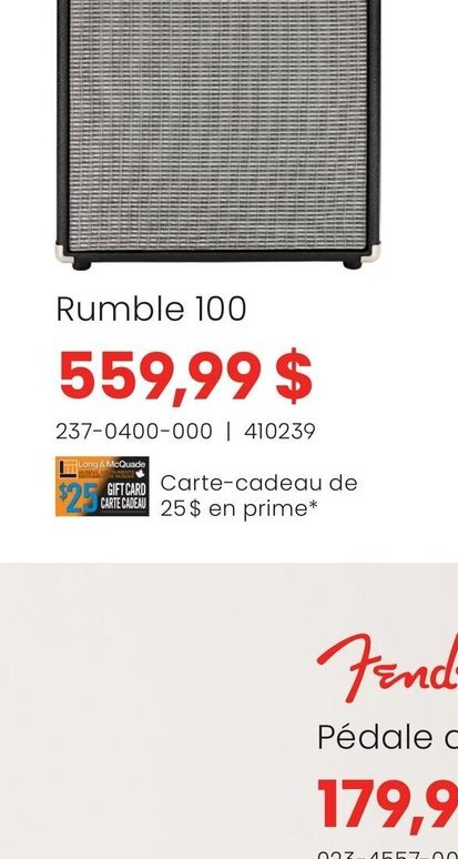 Fender Rumble 100
