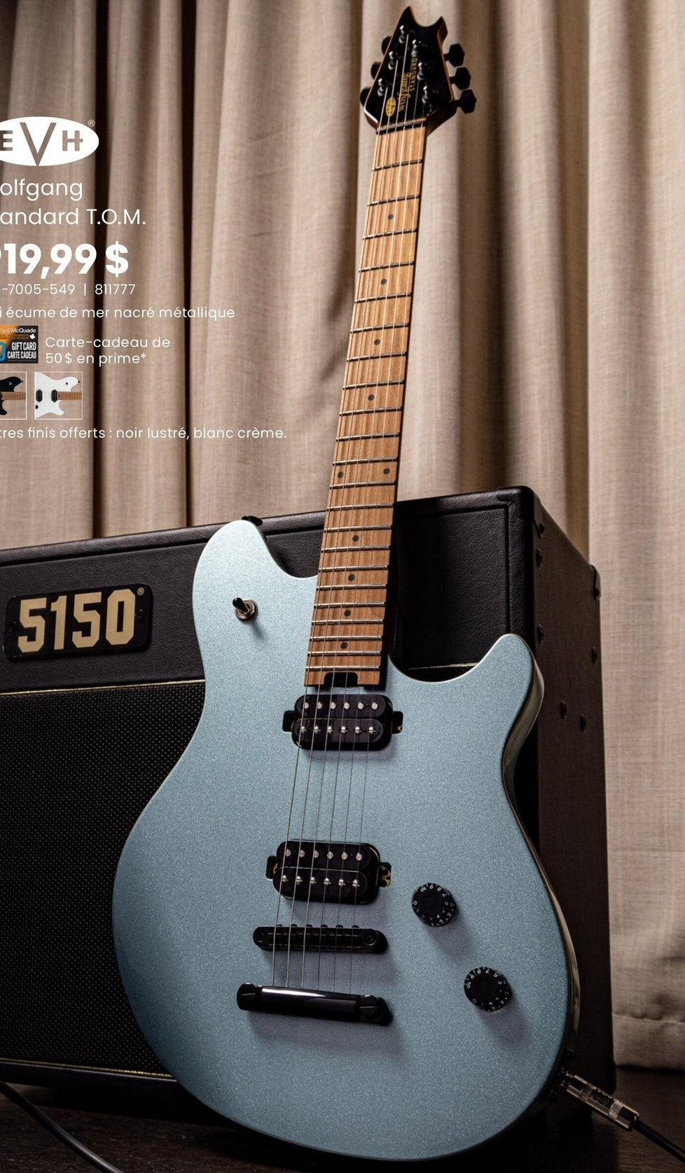 EVH Wolfgang Standard T.O.M.