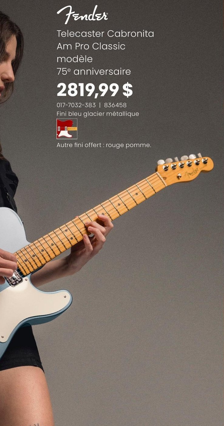 Fender Telecaster Cabronita Am Pro Classic modè…
