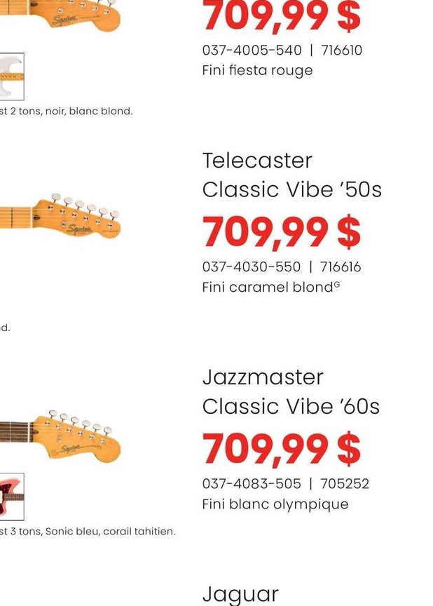 Squier Jazzmaster Classic Vibe '60s
