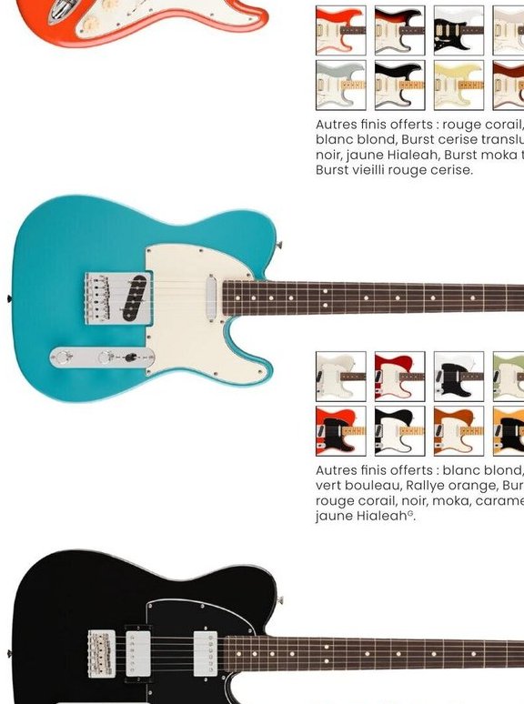 Fender Serie Player II Stratocaster Configurati…