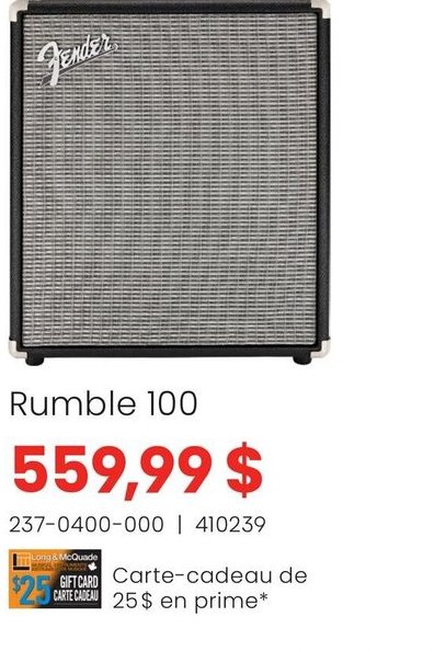 Fender Rumble 100
