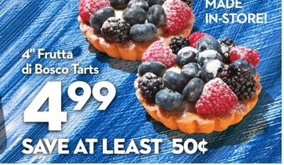 4" Frutta di Bosco Tarts