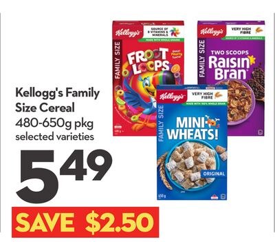 Family Size Cereal