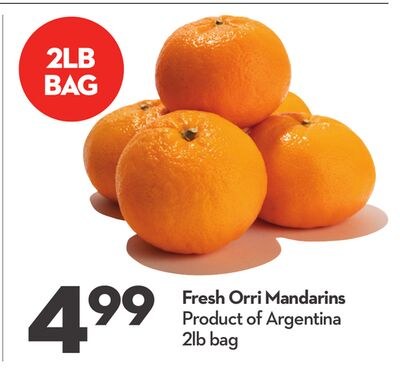 Fresh Orri Mandarins
