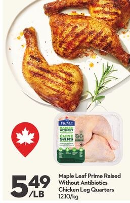 Prime Raised Without Antibiotics Chicken Leg Qu…