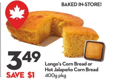 Corn Bread or Hot Jalapeño Corn Bread