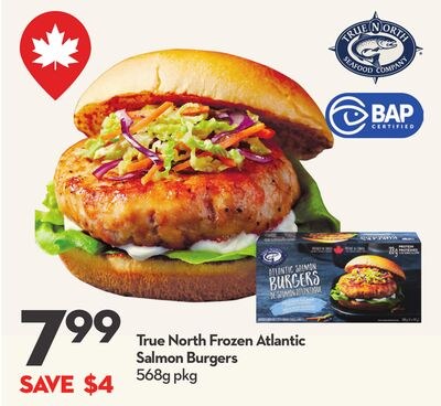 Frozen Atlantic Salmon Burgers