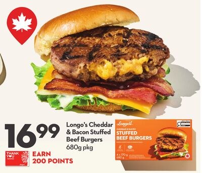 Cheddar & Bacon Stuffed Beef Burgers