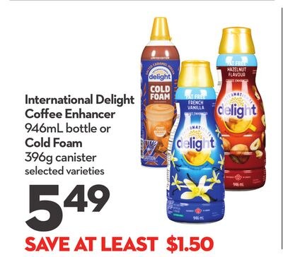 Coffee Enhancer 946mL bottle or Cold Foam 396g …