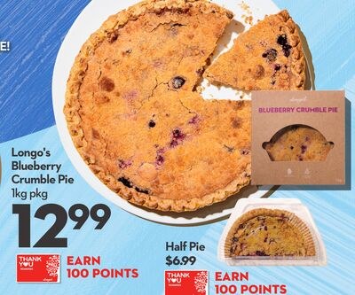 Blueberry Crumble Pie