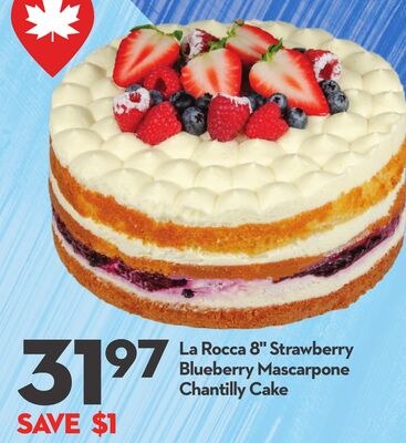 La Roca 8" Strawberry Blueberry Mascarpone Chan…