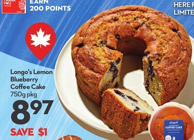 Lemon Blueberry Coffee Cake