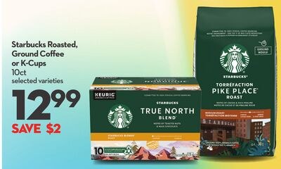 Roasted, Ground Coffee or K-Cups