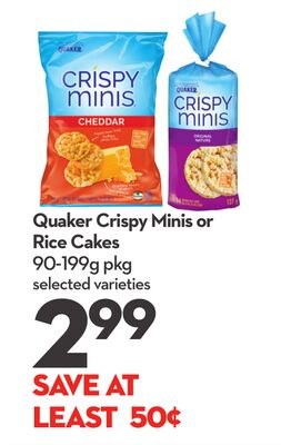 Crispy Minis or Rice Cakes