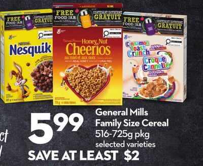 Family Size Cereal