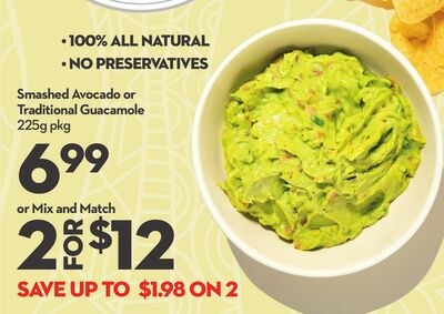 Smashed Avocado or Traditional Guacamole
