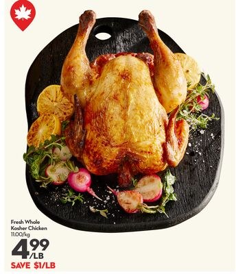 Fresh Whole Kosher Chicken