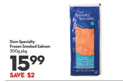 Specialty Frozen Smoked Salmon