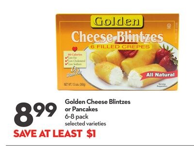 Cheese Blintzes or Pancakes