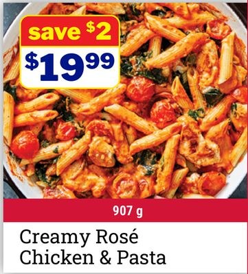 Creamy Rosé Chicken & Pasta
