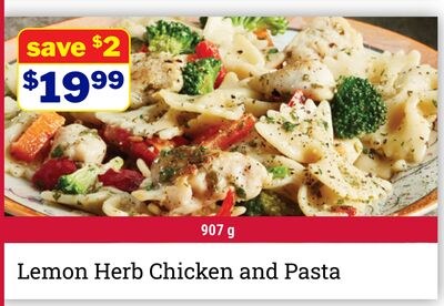 Lemon Herb Chicken and Pasta