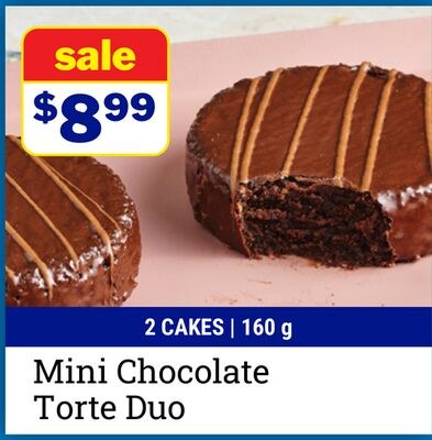 Mini Chocolate Torte Duo