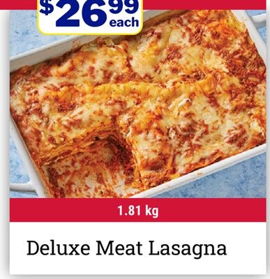 Deluxe Meat Lasagna