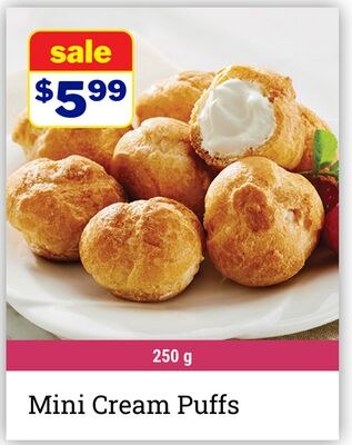 Mini Cream Puffs