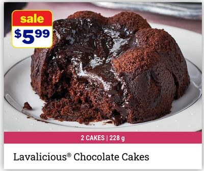 Lavalicious® Chocolate Cakes