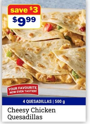 Cheesy Chicken Quesadillas