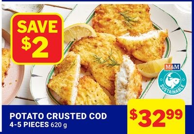 POTATO CRUSTED COD