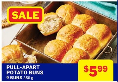 PULL-APART POTATO BUNS