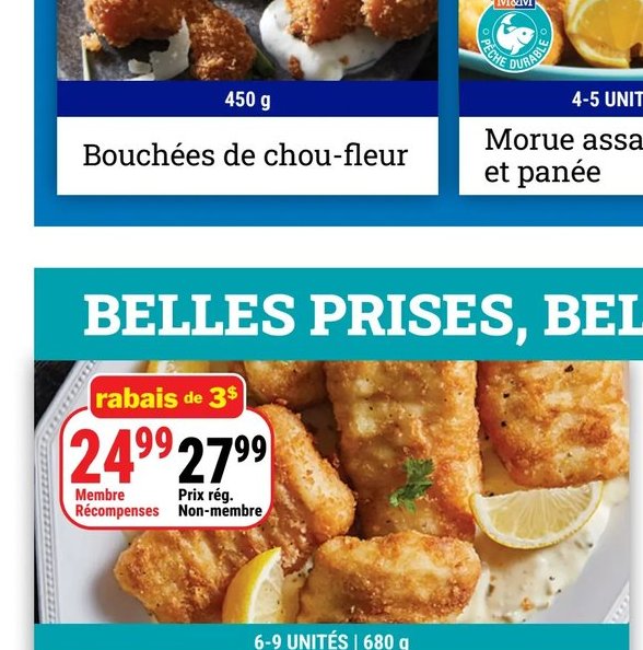 Bouchées de chou-fleur