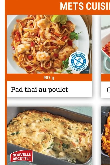 Pad thaï au poulet