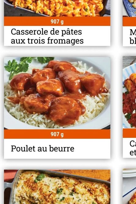 Casserole de pâtes aux trois fromages