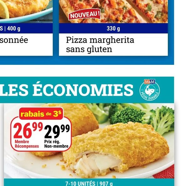 Morue assaisonnée et panée