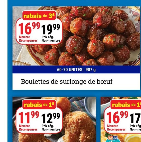 Boulettes de surlong de boeuf