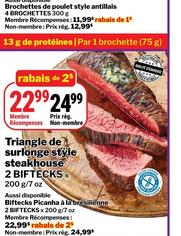 Biftecks Picanha à la brésilienne