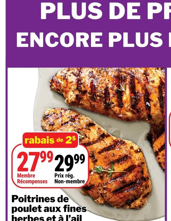 Poitrines de poulet aux fines herbes et à l'ail