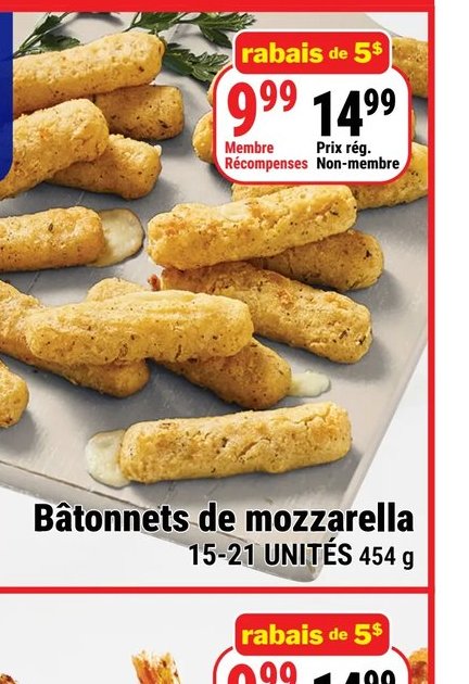 Bâtonnets de fromages aux jalapeños