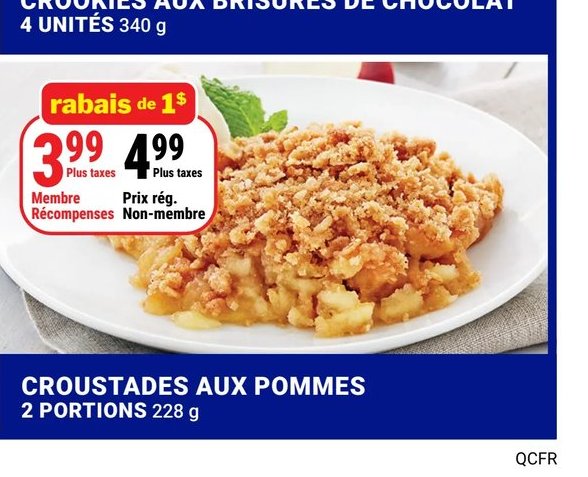 Cookies aux brisures de chocolat