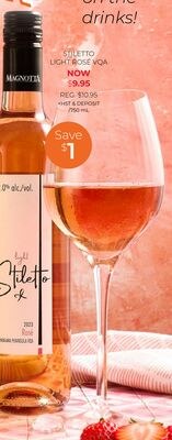 Stiletto Light Rosé VQA