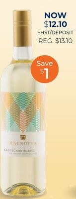 Sauvignon Blanc Venture Series VQA