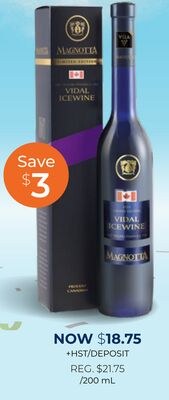 Vidal Icewine Niagara Peninsula Limited Edition…
