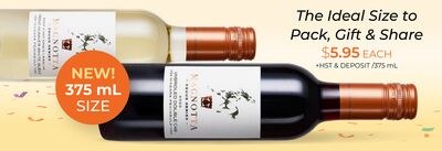 NEW! 375mL The Ideal Size to Pack, Gift & Share
