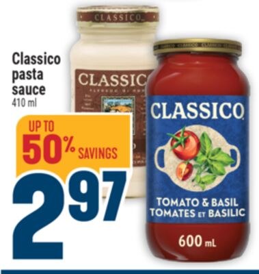 Classico pasta sauce