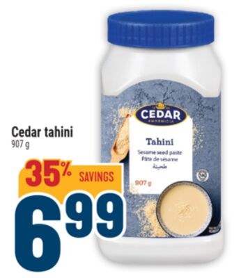 Cedar tahini